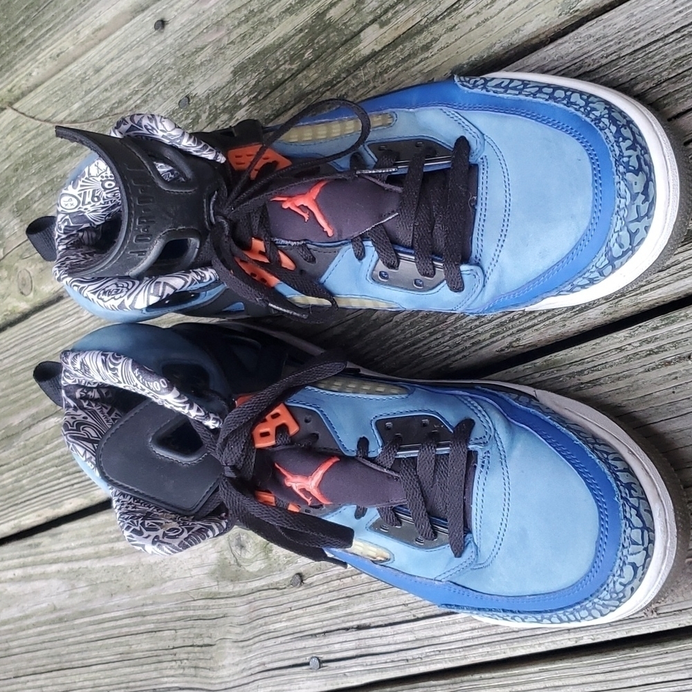 Jordon Spizike Knicks 14 Spike Lee hybrid Air Jordan color for New York Knicks